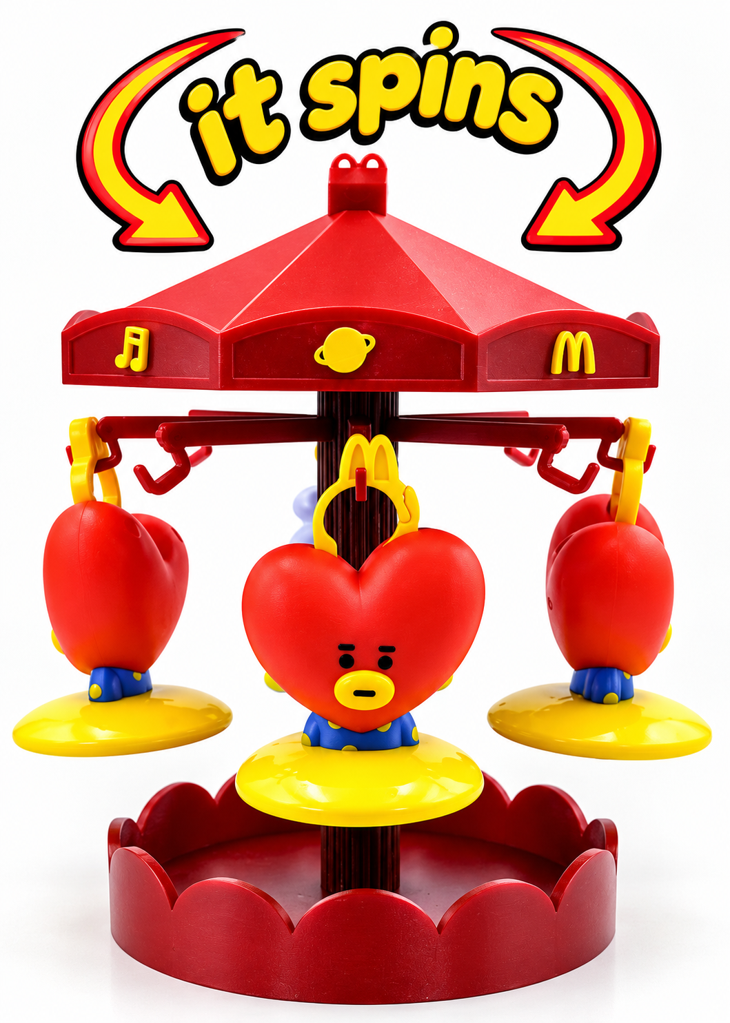 BTS tiny tan spinning carosel