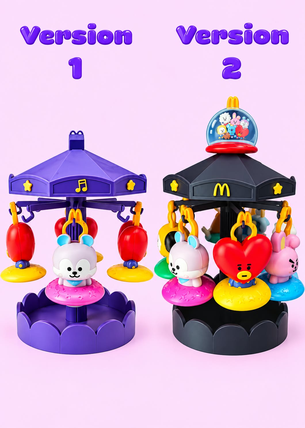 BTS tiny tan spinning carosel